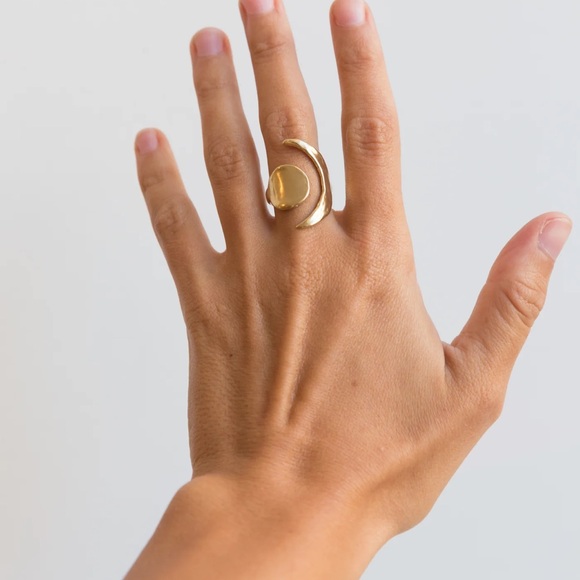 AMANDA HUNT Jewelry Bronze Moon Eclipse ring - Picture 4 of 4
